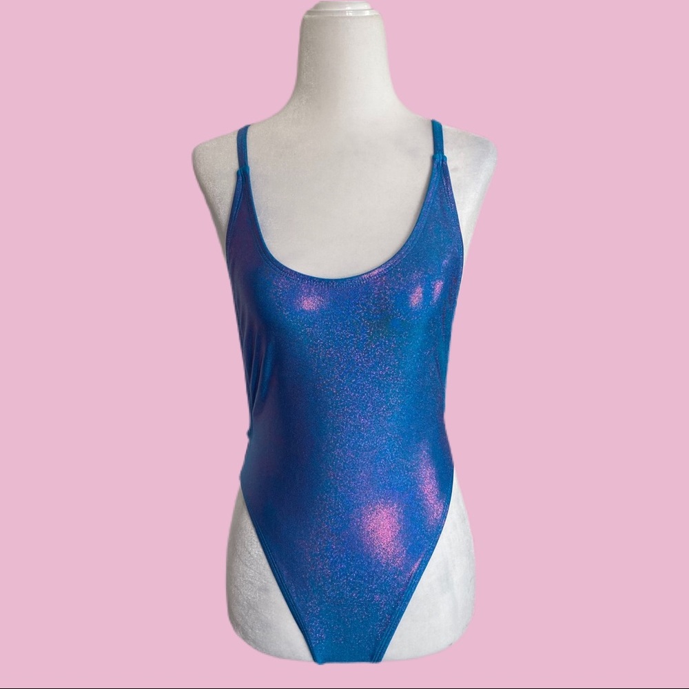 Iridescent One Piece Swimsuit - Brand New